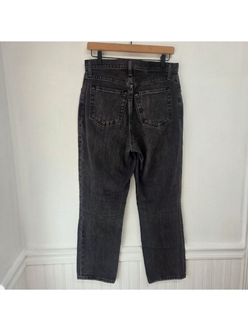Abercrombie & Fitch The '90s Straight Ultra High Rise Grey Jeans Women's 27/4Xs - Picture 2 of 7